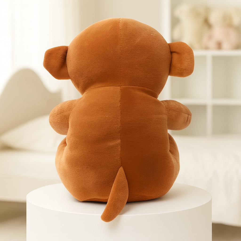 Babique Dog Plush Soft Toy Cute Kids Animal Home Decor Boys/Girls/Baby (25 cm, White)