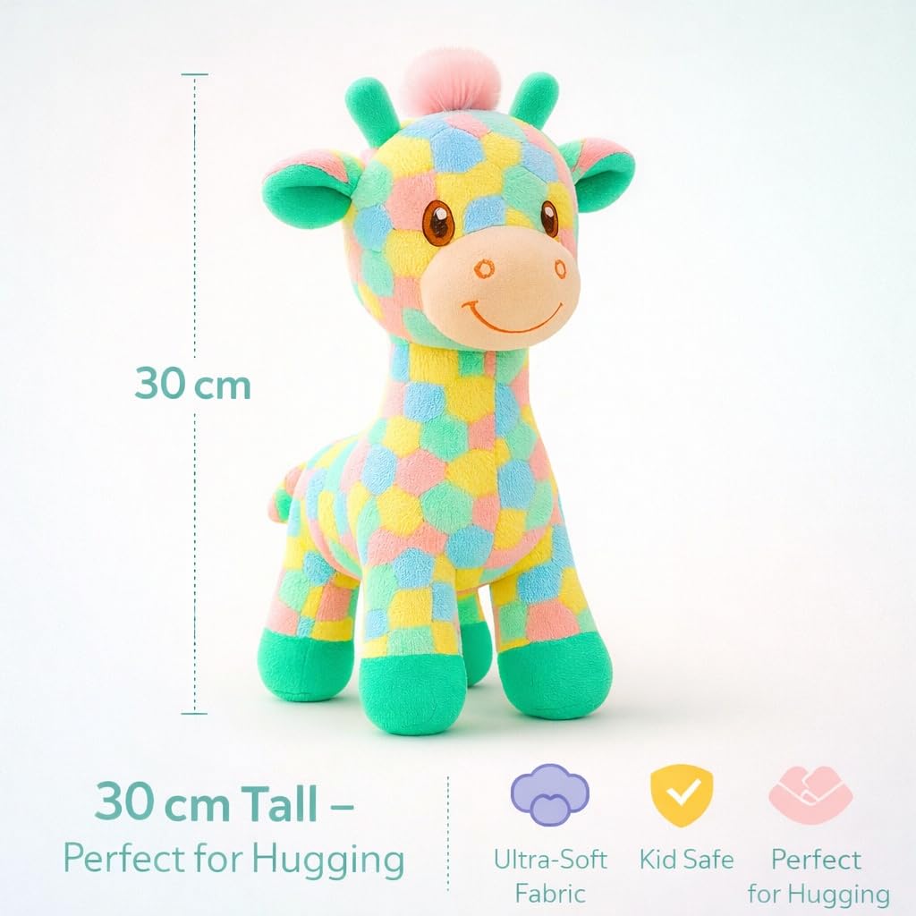 Babique Dog Plush Soft Toy Cute Kids Animal Home Decor Boys/Girls/Baby (25 cm, White)