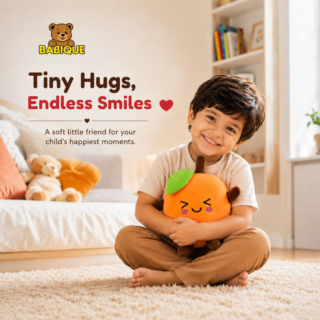 Babique Dog Plush Soft Toy Cute Kids Animal Home Decor Boys/Girls/Baby (25 cm, White)