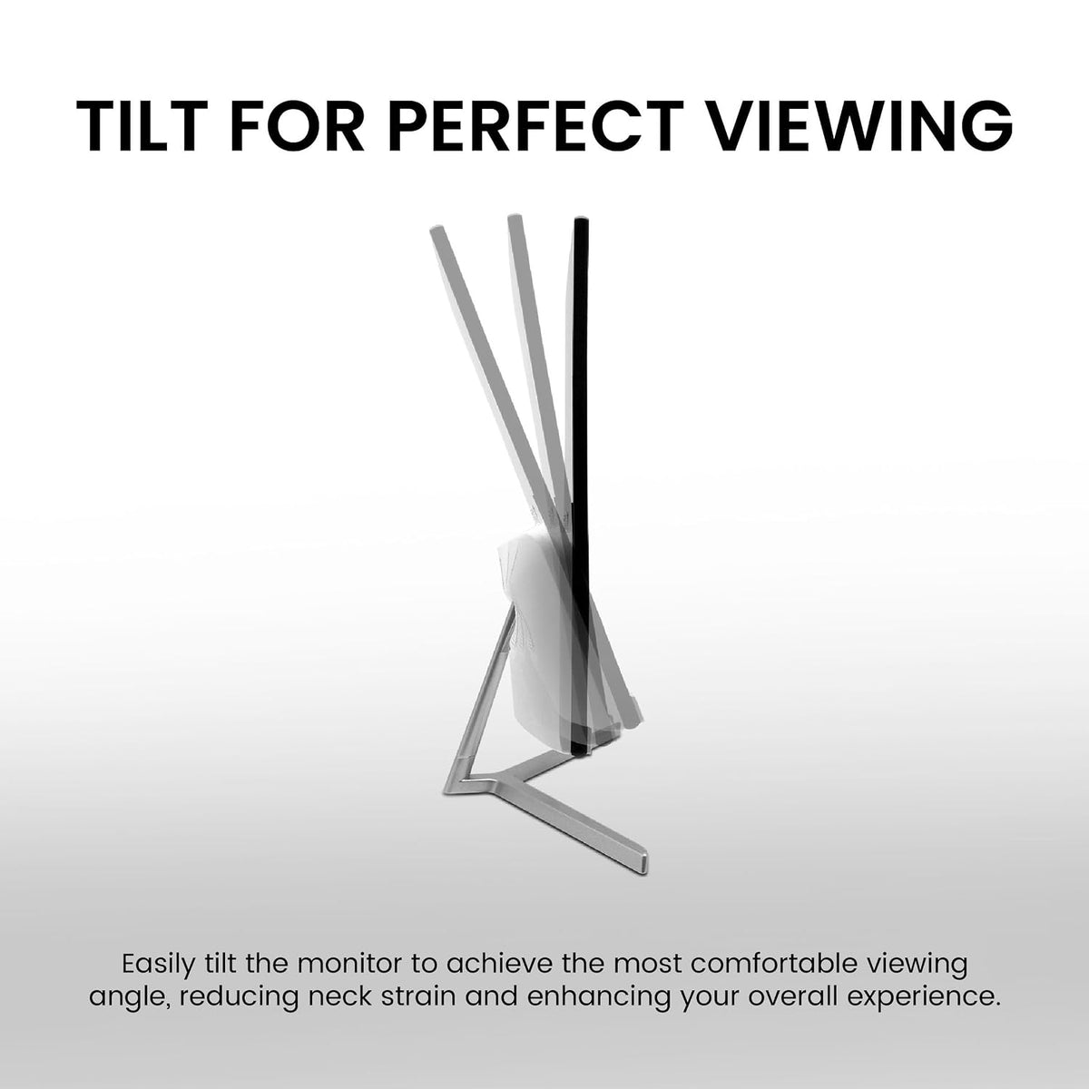FRONTECH (54.61cm, LED, FHD 1920x1080,100Hz, White, 3500R Curved, Bezel Less Design, HDMI & VGA Ports Monitor (MON-0079C)