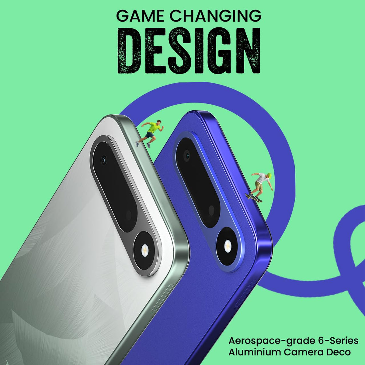 Tecno POP X 5G (Ripple Green, 6GB+128GB) | 6500mAh+45W Fast Charger | IP64 Pro | MIL-STD 810H Protection | Upto 18GB* RAM | Fastest 8X Network Speed* with URSP | 120Hz Smooth Display | 50MP Camera
