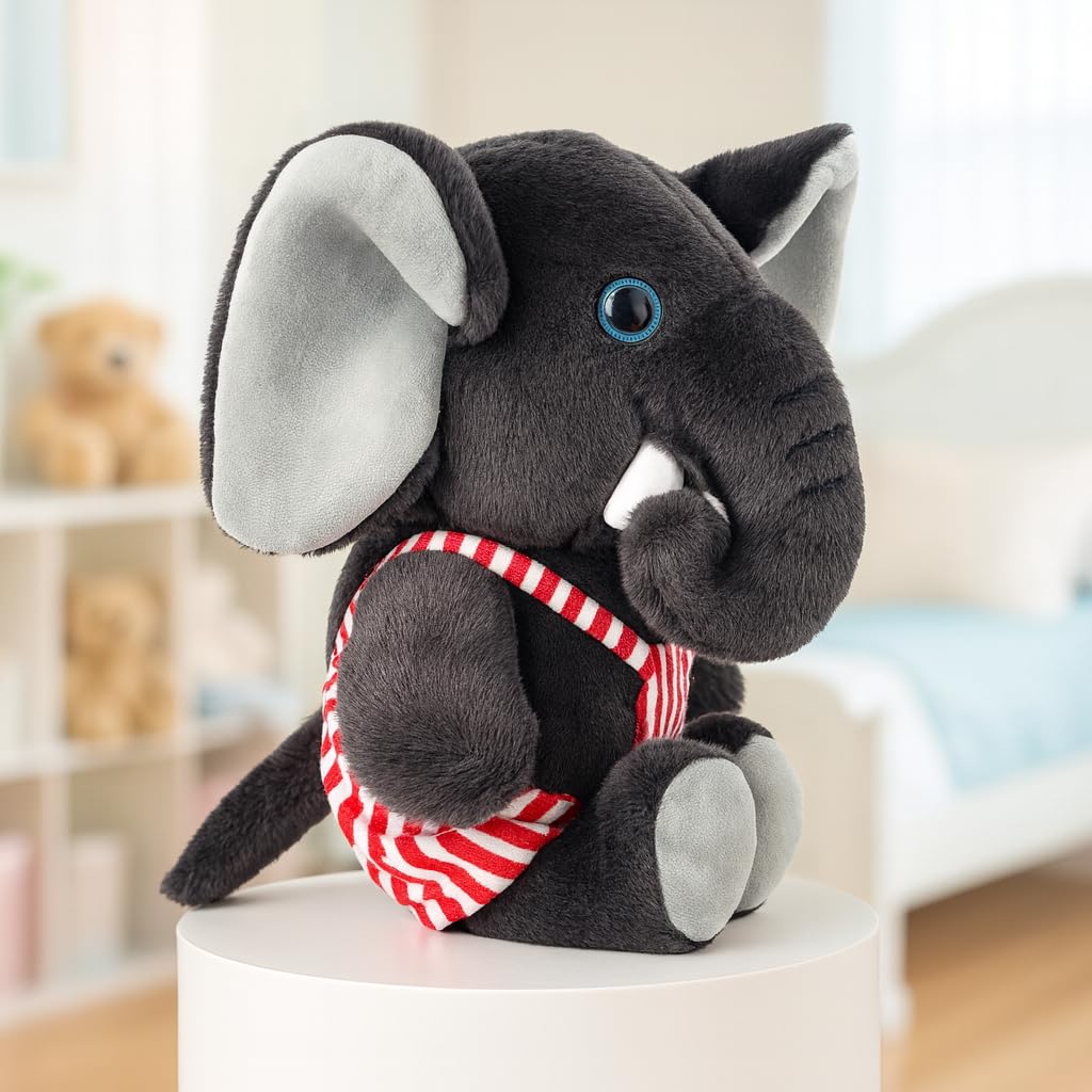 Babique Dog Plush Soft Toy Cute Kids Animal Home Decor Boys/Girls/Baby (25 cm, White)