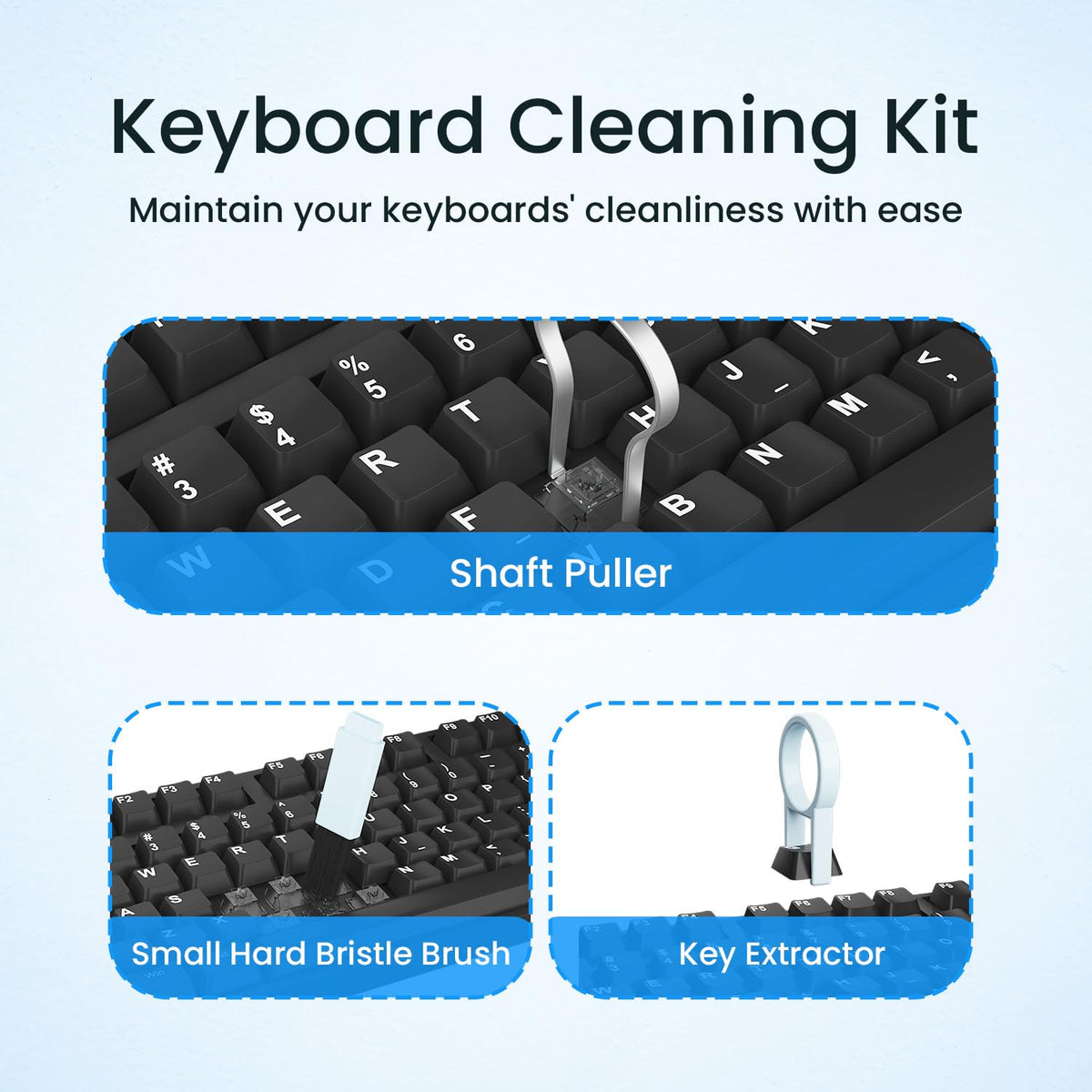 Portronics Clean G 20 in 1 Multipurpose Device Cleaner Cleaning Kit for Laptops, Smartphones, Keyboards, Desktop & Earphones(White)