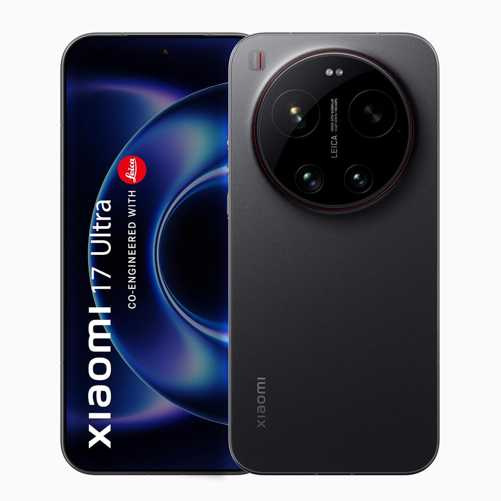 XIAOMI 17 Ultra (Black, 16GB+512GB) |World's First Leica 1-Inch LOFIC Sensor |Snapdragon 8 Elite Gen 5 |2K AMOLED Display | 90W HyperCharge HyperOS 3 | HyperAI Flagship Experience