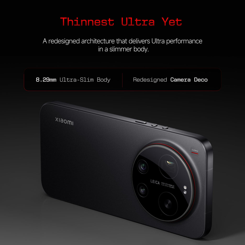 XIAOMI 17 Ultra (Black, 16GB+512GB) |World's First Leica 1-Inch LOFIC Sensor |Snapdragon 8 Elite Gen 5 |2K AMOLED Display | 90W HyperCharge HyperOS 3 | HyperAI Flagship Experience