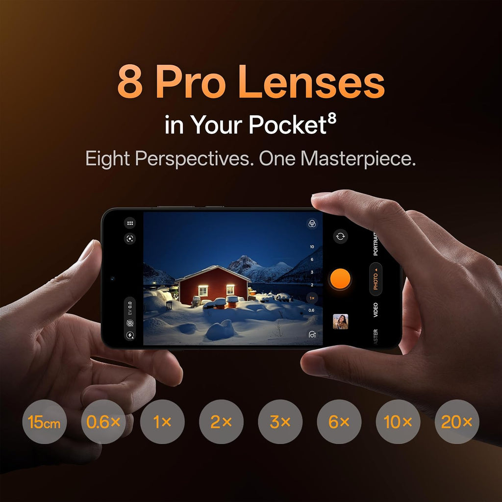 Oppo Find X9 Ultra 5G (Tundra Umber, 12GB, 512GB) | Hasselblad 50MP 10× Ultra-Sensing Optical-Zoom Telephoto | Dual 200MP | 8K Video | Snapdragon 8 Elite Gen 5 | 7050mAh 100W