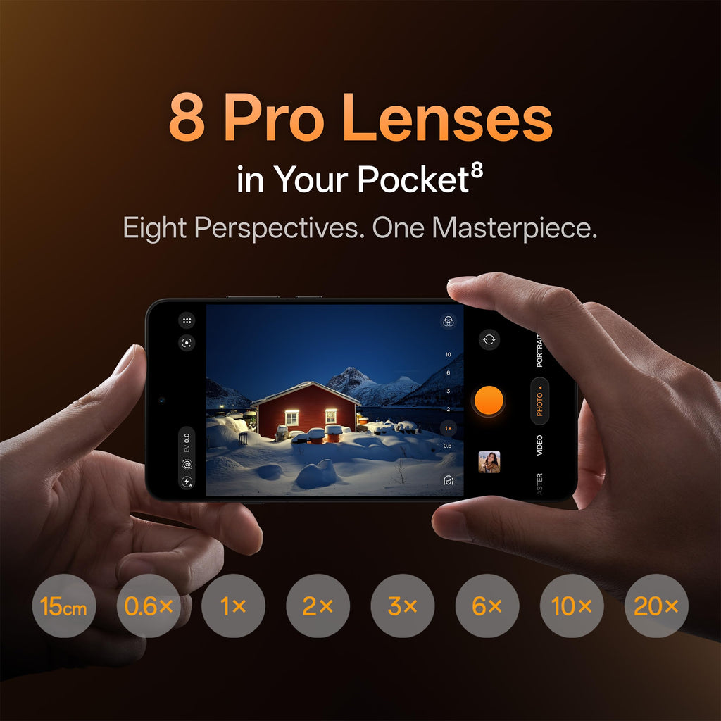 Oppo Find X9 Ultra 5G (Tundra Umber, 12GB, 512GB) | Hasselblad 50MP 10× Ultra-Sensing Optical-Zoom Telephoto | Dual 200MP | 8K Video | Snapdragon 8 Elite Gen 5 | 7050mAh 100W