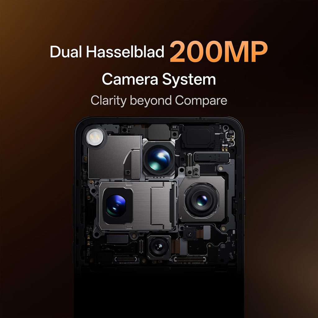 Oppo Find X9 Ultra 5G (Tundra Umber, 12GB, 512GB) | Hasselblad 50MP 10× Ultra-Sensing Optical-Zoom Telephoto | Dual 200MP | 8K Video | Snapdragon 8 Elite Gen 5 | 7050mAh 100W