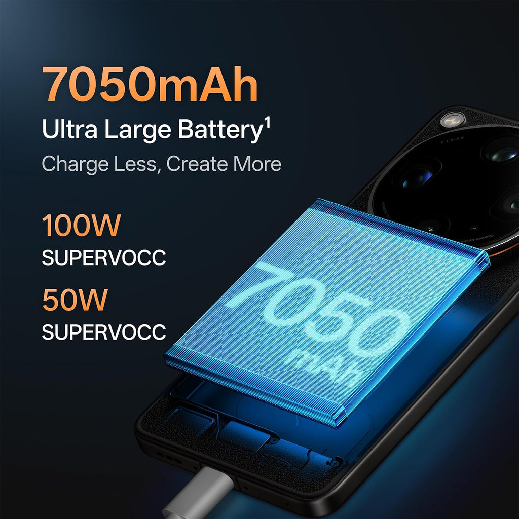 Oppo Find X9 Ultra 5G (Tundra Umber, 12GB, 512GB) | Hasselblad 50MP 10× Ultra-Sensing Optical-Zoom Telephoto | Dual 200MP | 8K Video | Snapdragon 8 Elite Gen 5 | 7050mAh 100W